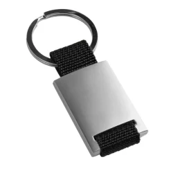 Gift Campaign Portachiavi con fascia colorata e pallca in metallo per logo Colors></noscript> Portachiavi In Metallo