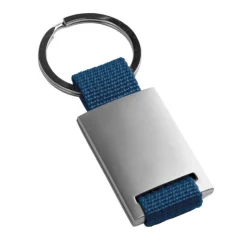 Gift Campaign Portachiavi con fascia colorata e pallca in metallo per logo Colors></noscript> Portachiavi In Metallo