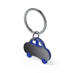 Gift Campaign Portachiavi con incisione macchina bicolore con anello Colored Car><noscript><img width=