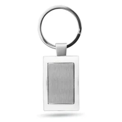 Gift Campaign Portachiavi con logo elegante in zinco in confezione singola Chrome><noscript><img width=