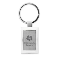 Gift Campaign Portachiavi con logo elegante in zinco in confezione singola Chrome><noscript><img width=