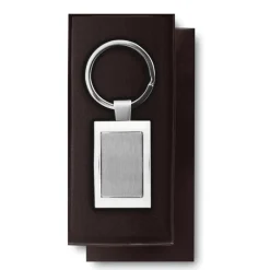 Gift Campaign Portachiavi con logo elegante in zinco in confezione singola Chrome><noscript><img width=