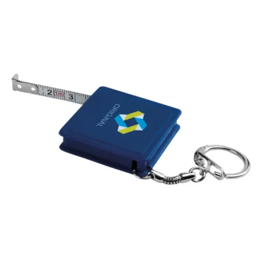 Gift Campaign Portachiavi con metro personalizzato avvolgibile SquareMeter 1M> Metri