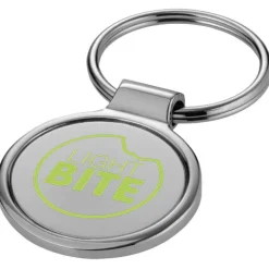 Gift Campaign Portachiavi da personalizzare rotondo in metallo lucente Geometric Circle><noscript><img width=