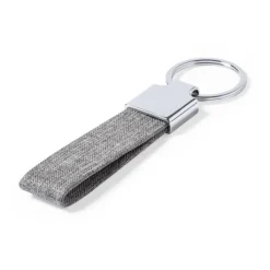 Gift Campaign Portachiavi elegante in metallo e RPET in 3 colorazioni Mix rPET><noscript><img width=