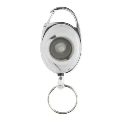 Gift Campaign Portachiavi estensibile in ABS e zinco riciclati RCS con moschettone></noscript> Portachiavi In Metallo