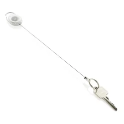 Gift Campaign Portachiavi estensibile in ABS e zinco riciclati RCS con moschettone></noscript> Portachiavi In Metallo