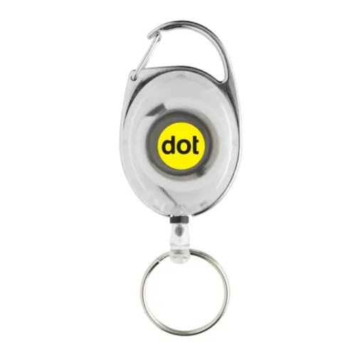 Gift Campaign Portachiavi estensibile in ABS e zinco riciclati RCS con moschettone> Portachiavi In Metallo