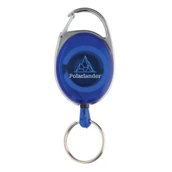 Gift Campaign Portachiavi estensibile in ABS e zinco riciclati RCS con moschettone></noscript> Portachiavi In Metallo