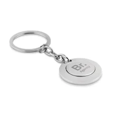 Gift Campaign Portachiavi in acciaio personalizzati con gettone carrello MetalCoin></noscript> Portachiavi In Metallo