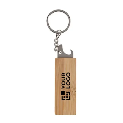 Gift Campaign Portachiavi in bambù con funzione di apribottiglie e chiavi inglesi> Portachiavi Apribottiglie|Portachiavi In Legno