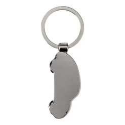 Gift Campaign Portachiavi in bambù e lega di zinco a forma di auto personalizzabile></noscript> Portachiavi In Legno