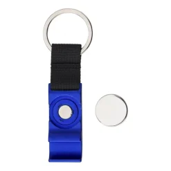 Gift Campaign Portachiavi in metallo con apribottiglie e gettone carrello spesa><noscript><img width=