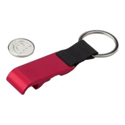 Gift Campaign Portachiavi in metallo con apribottiglie e gettone carrello spesa><noscript><img width=