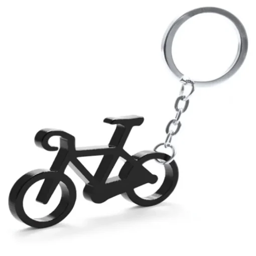 Gift Campaign Portachiavi metallico a forma di bici in differenti colori Bicycle> Portachiavi In Metallo