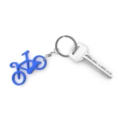 Gift Campaign Portachiavi metallico a forma di bici in differenti colori Bicycle></noscript> Portachiavi In Metallo