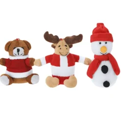 Gift Campaign Portachiavi natalizio in peluche a forma di pupazzo di neve> Gadget Natalizi