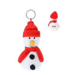 Gift Campaign Portachiavi natalizio in peluche a forma di pupazzo di neve><noscript><img width=