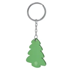 Gift Campaign Portachiavi natalizio in alluminio riciclato a forma di abete> Gadget Natalizi