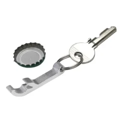 Gift Campaign Portachiavi per incisione più colori con apribottiglie Functional></noscript> Portachiavi Apribottiglie