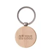 Gift Campaign Portachiavi personalizzato in legno rotondo con anello Roundwood> Portachiavi In Legno