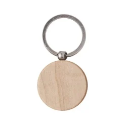 Gift Campaign Portachiavi personalizzato in legno rotondo con anello Roundwood> Portachiavi In Legno