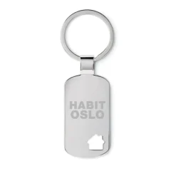 Gift Campaign Portachiavi promozionale in metallo con forma casa fustellata Casa><noscript><img width=