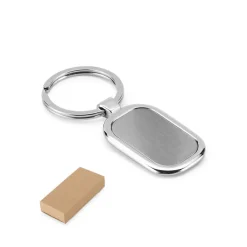 Gift Campaign Portachiavi pubblicitario ovale per incisione laser con anello Ovaloid><noscript><img width=