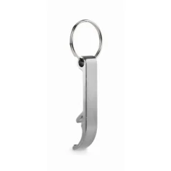 Gift Campaign Portachiavi riciclato con logo con apribottiglie Functional Recyclo></noscript> Portachiavi Apribottiglie