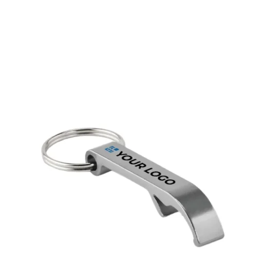 Gift Campaign Portachiavi riciclato con logo con apribottiglie Functional Recyclo> Portachiavi Apribottiglie