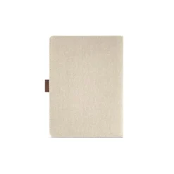 Gift Campaign Portadocumenti A5 in cotone riciclato con chiusura a scatto in PU><noscript><img width=