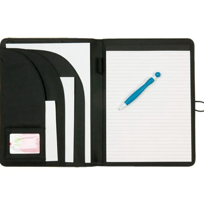 Gift Campaign Portadocumenti in morbida microfibra con blocco a righe e portatessere> Portadocumenti Personalizzati