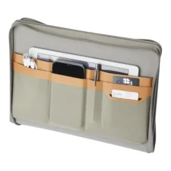 Gift Campaign Portadocumenti in poliestere riciclato con chiusura zip e block notes><noscript><img width=