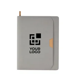 Gift Campaign Portadocumenti in poliestere riciclato con chiusura zip e block notes><noscript><img width=