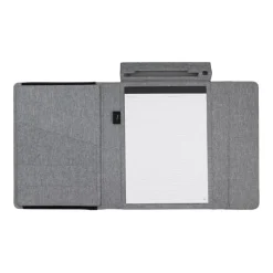 Gift Campaign Portadocumenti in RPET con blocco appunti e tasca per dispositivi></noscript> Portadocumenti Personalizzati