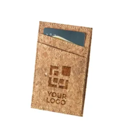 Gift Campaign Portafogli personalizzati in sughero con 4 scomparti per carte Natura></noscript> Portafogli