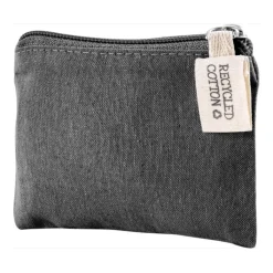 Gift Campaign Portamonete realizzato in cotone riciclato da 140 g/m2 certificato GRS><noscript><img width=