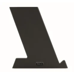Gift Campaign Portapenne promozionale con supporto e caricabatterie wireless Tech></noscript> Portapenne