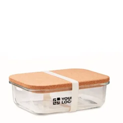 Gift Campaign Portapranzo in vetro di borosilicato con coperchio in sughero 830ml></noscript> Porta Pranzo