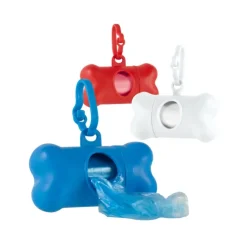 Gift Campaign Portasacchetti cane personalizzati a forma di osso con 20 bustine Bone></noscript> Gadget Per Animali