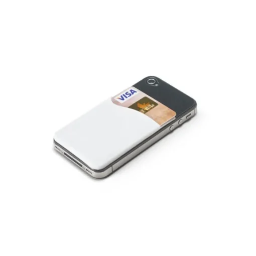 Gift Campaign Portatessere personalizzato con adesivo retro smartphone SiliconCase> Porta Biglietti Da Visita