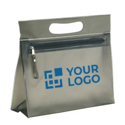 Gift Campaign Portatrucchi in PVC trasparente con chiusura a zip e manico Colors></noscript> Pochette Personalizzate|Beauty Case Personalizzati