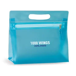 Gift Campaign Portatrucchi in PVC trasparente con chiusura a zip e manico Colors></noscript> Pochette Personalizzate|Beauty Case Personalizzati