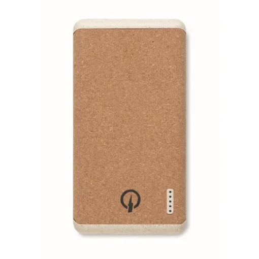 Gift Campaign Power bank da 10.000 mAh in sughero, paglia e ABS EcoDesign> Power Bank Personalizzati