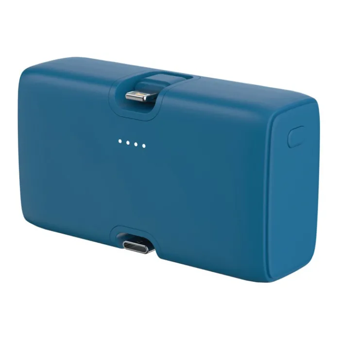 Gift Campaign Power bank in plastica riciclata con indicatore di carica e 20W> Power Bank Personalizzati