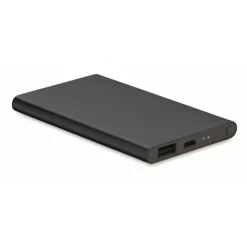 Gift Campaign Power bank personalizzabili da 4.000 mAh in alluminio Alu Black><noscript><img width=