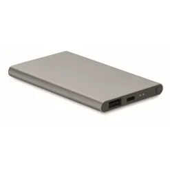 Gift Campaign Power bank personalizzabili da 4.000 mAh in alluminio Alu Black><noscript><img width=