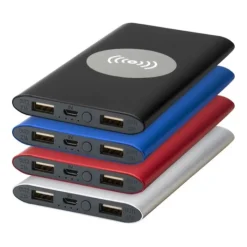 Gift Campaign Power bank wireless 5 W personalizzate da 8.000 mAh Chargepad Pro><noscript><img width=