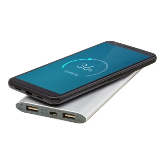 Gift Campaign Power bank wireless 5 W personalizzate da 8.000 mAh Chargepad Pro> Power Bank Personalizzati