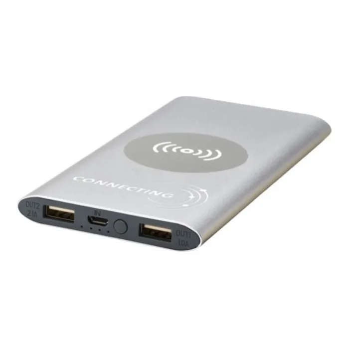 Gift Campaign Power bank wireless 5 W personalizzate da 8.000 mAh Chargepad Pro> Power Bank Personalizzati